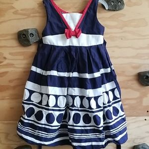 Jona Michelle Blue and White Striped Dress